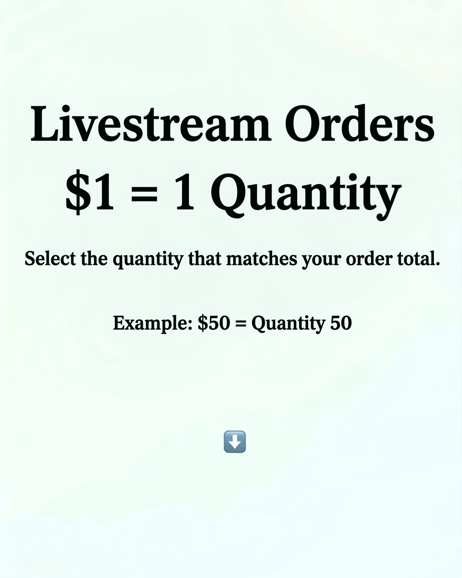 LiveStream Order